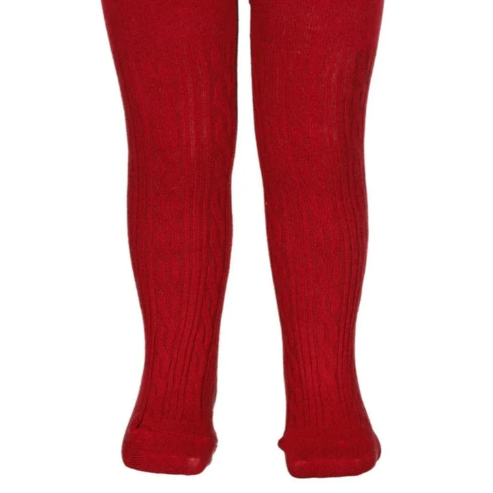 Cable sokkabuksur, Hibiscus Red