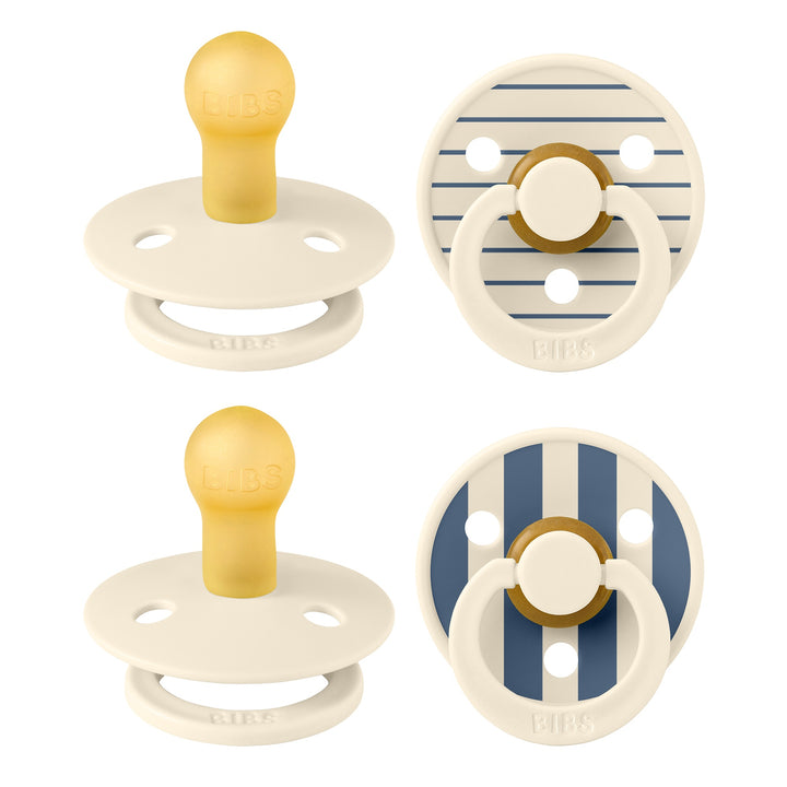 Studio, 4 stk, Ivory/Steel Blue