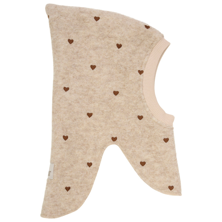 Útsaumuð húfa, Sand Melange