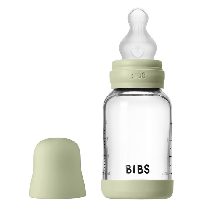 Glerflaska, 120 ml, Sílikon, Sage