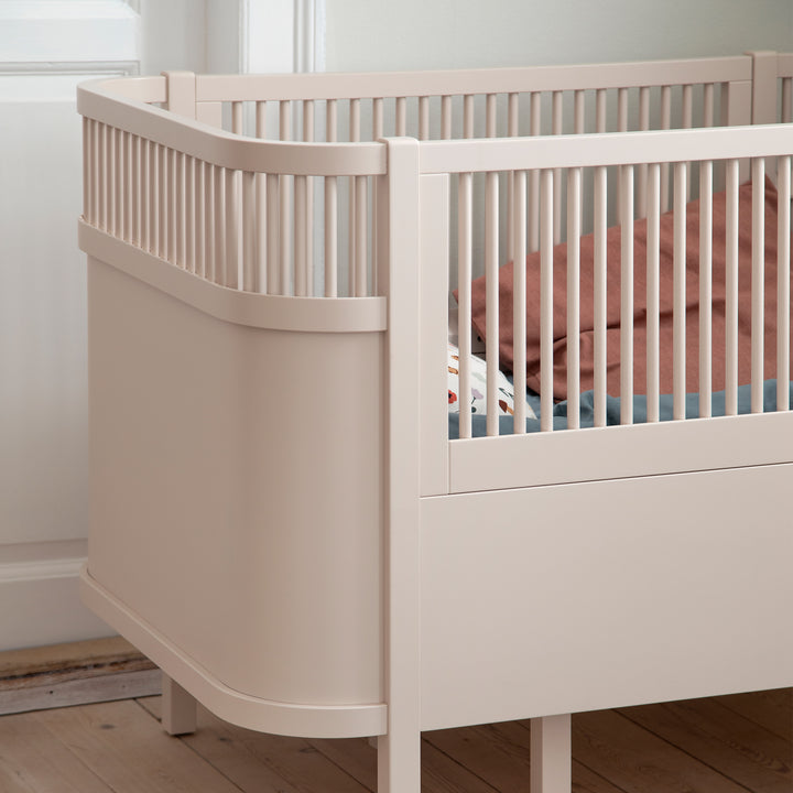 Sebra rúm, Baby og Junior, Birchbark Beige