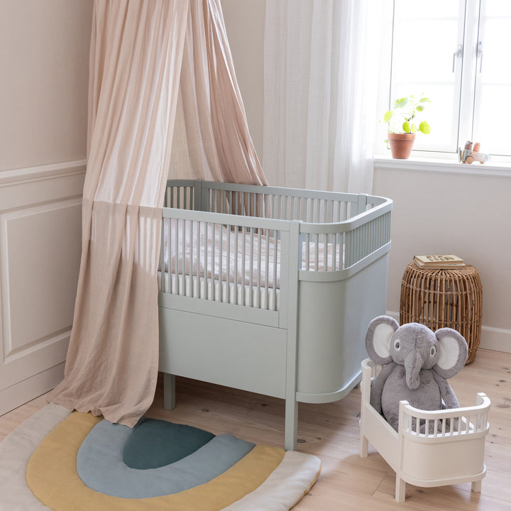 Sebra rúm, Baby og Junior, Mist Green