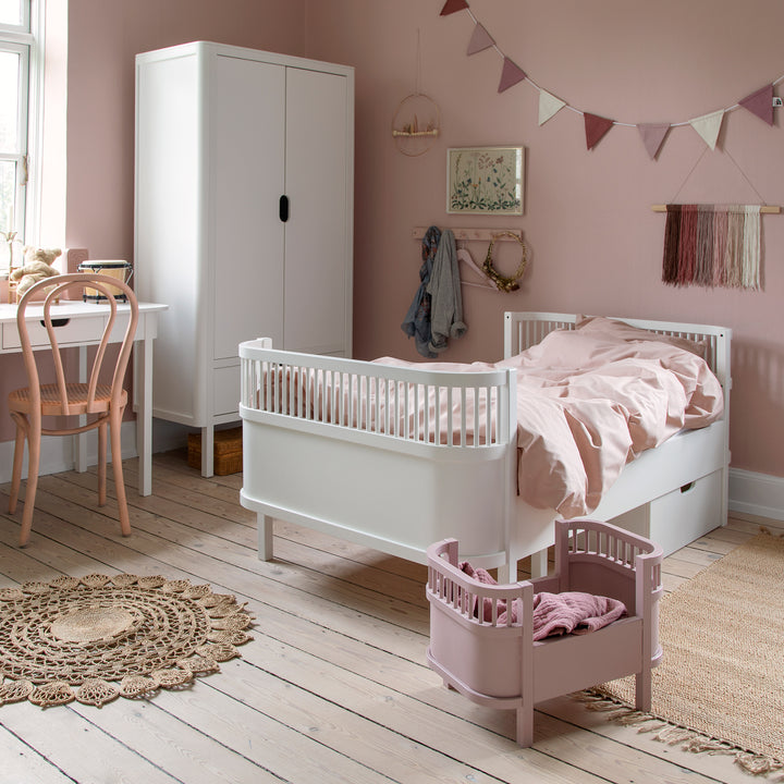 Sebra rúm, Junior & Grow, Classic White