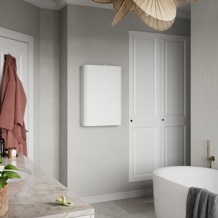 Veggfest skiptiborð, Wooden