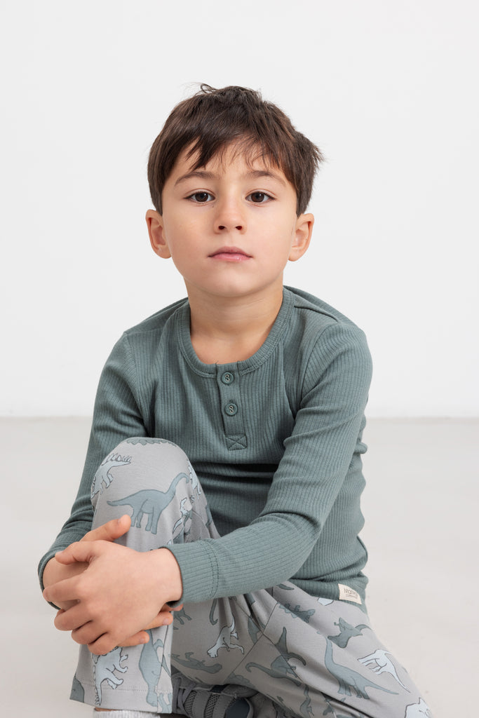 Modal blusa, Dusty Green