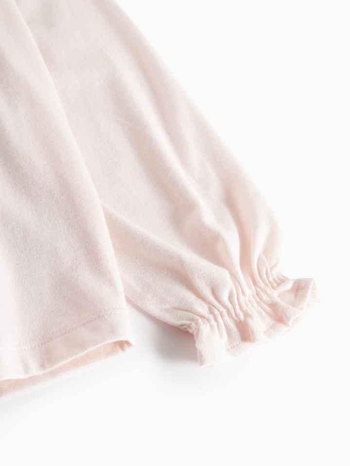 Talla Frill blusa, Lilac Frost