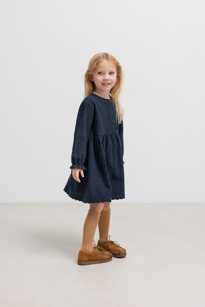 Dagmara kjóli, Dark Blue Stripe