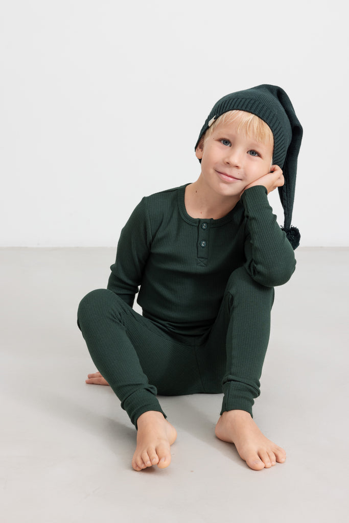 Modal blusa, Dark Leaf