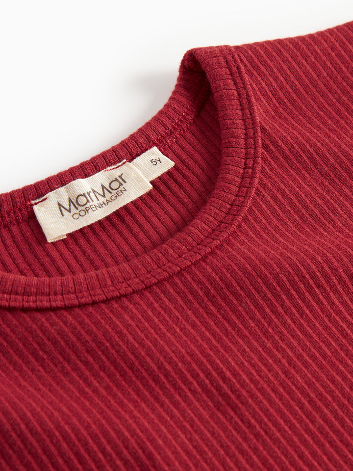 Modal blusa, Hibiscus Red