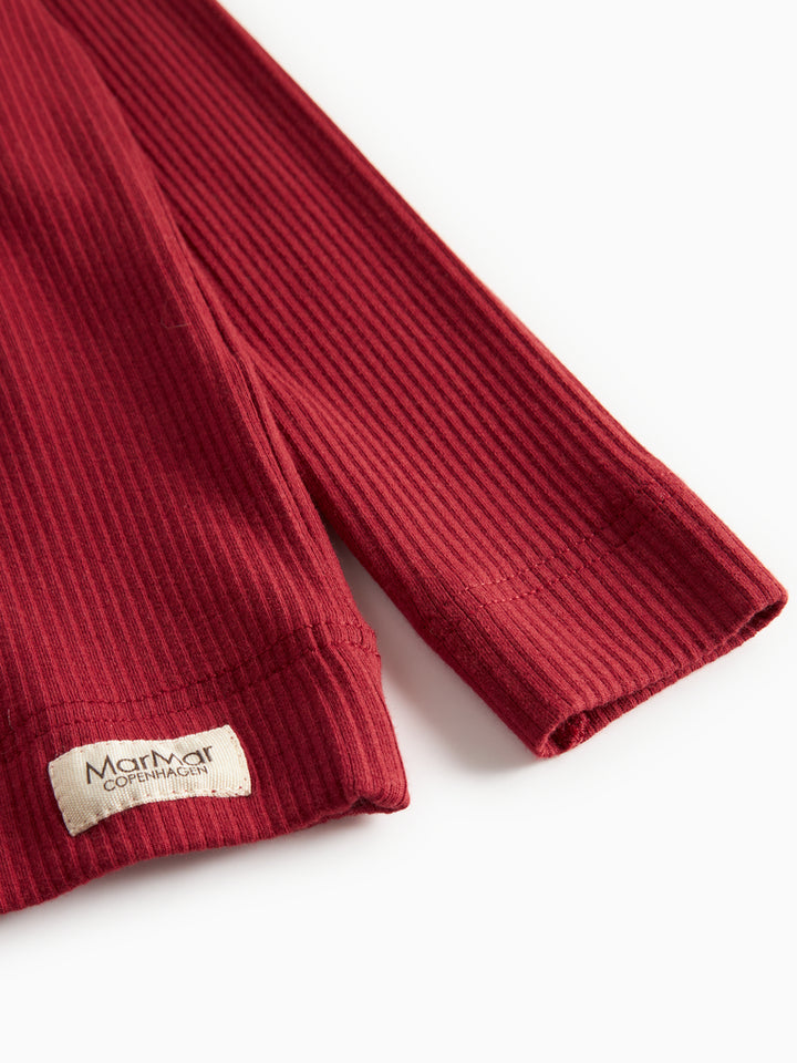 Modal blusa, Hibiscus Red