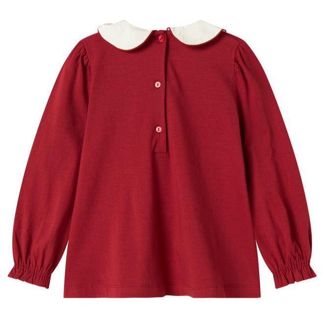 Tielle blusa, Hibiscus Red