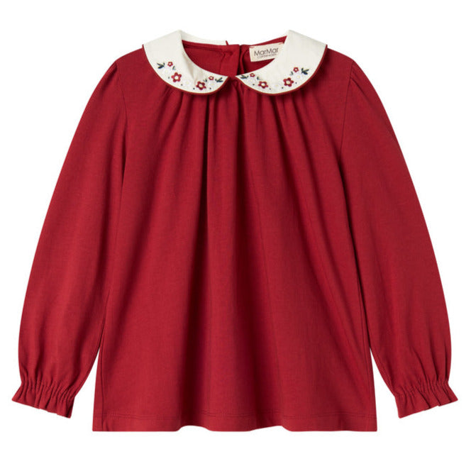 Tielle blusa, Hibiscus Red