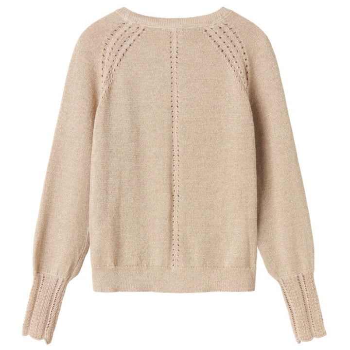 Tillie cardigan, Gold Glitter