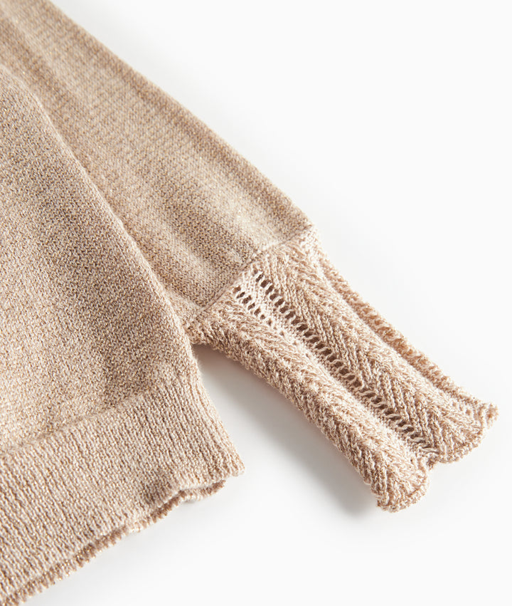 Tillie cardigan, Gold Glitter