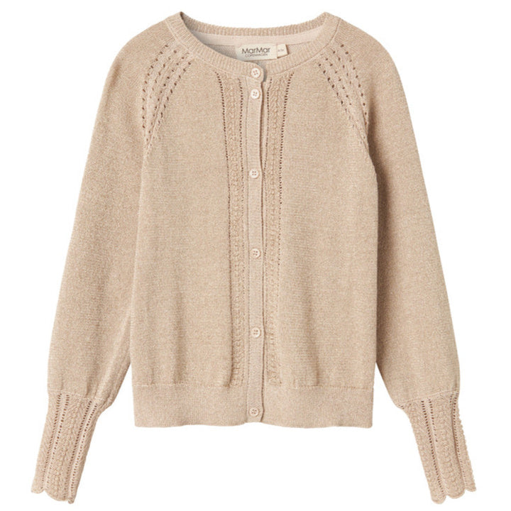 Tillie cardigan, Gold Glitter