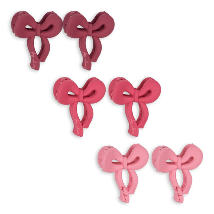 Mini Bow hárspennur, 6 stk