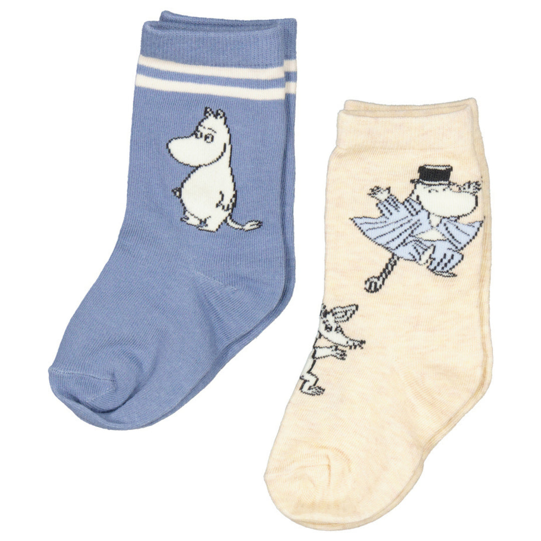 Sokkar, 2 pør, Dark Night Moomin