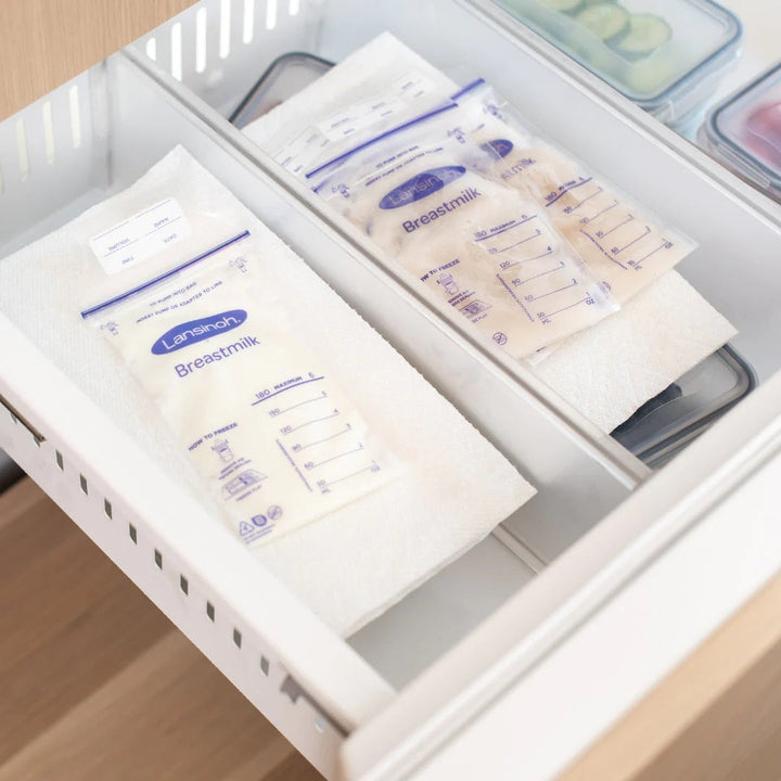 Geymslupokar fyrir brjóstamjólk, 25 stk