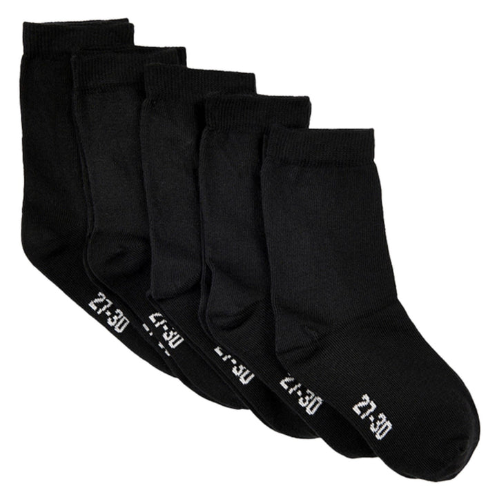 Sokkar, 5 pör, Black