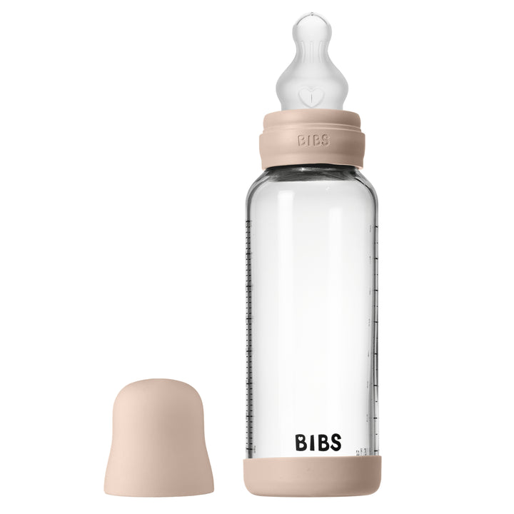 Glerflaska, 240 ml, Sílikon, Blush