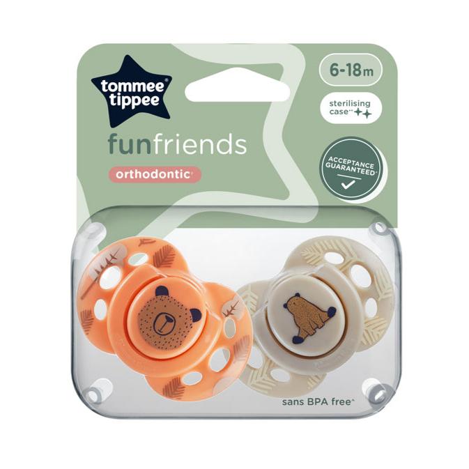 Fun Air snuð, 6–18 mánaða, 2 stk