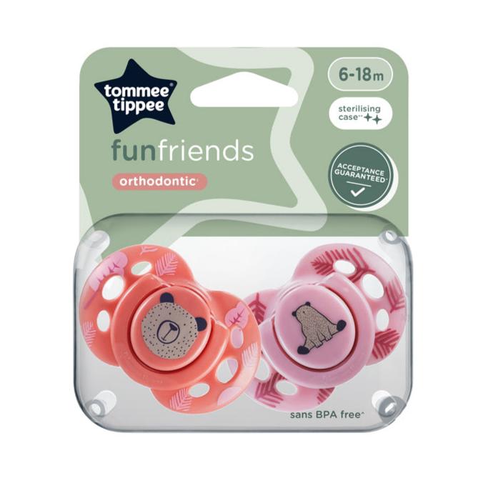 Fun Air snuð, 6–18 mánaða, 2 stk