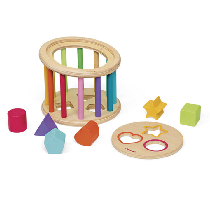 I Wood Shape Sorter Drum