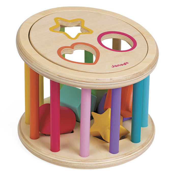 I Wood Shape Sorter Drum