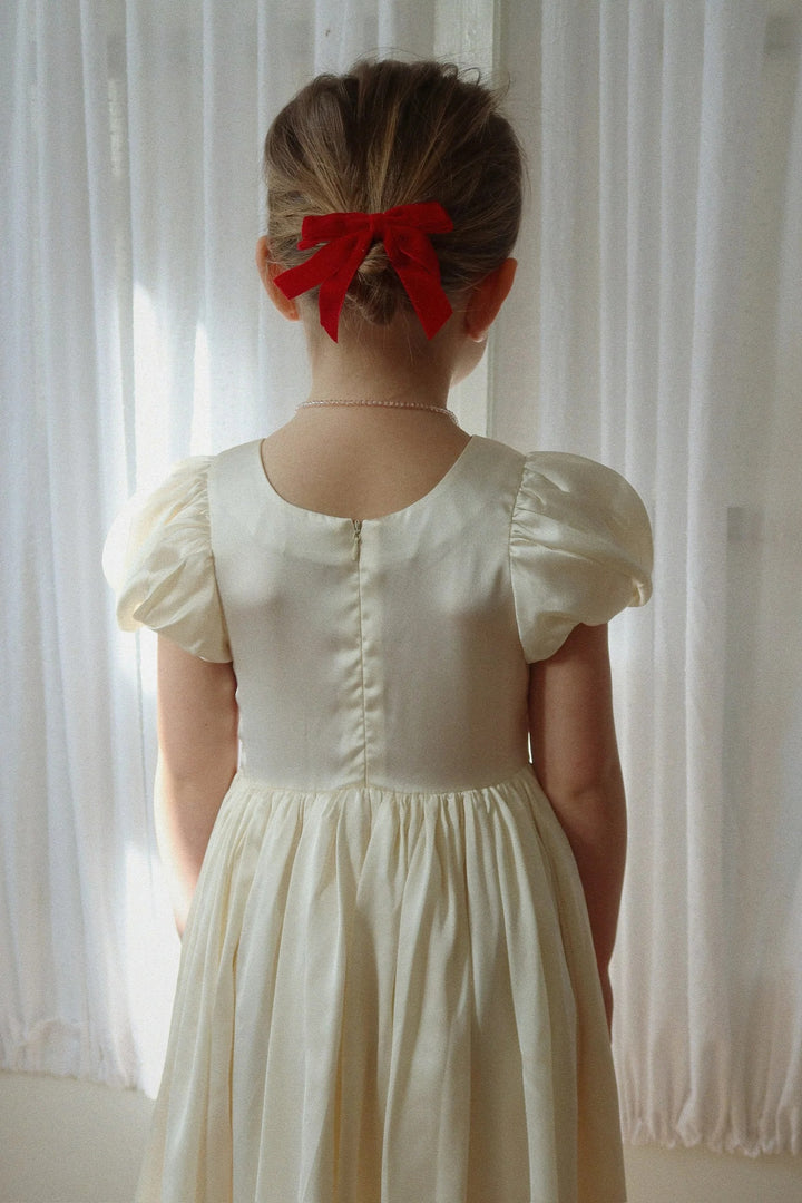 Double Bow hárklemmur, 2 stk, Barbados Cherry