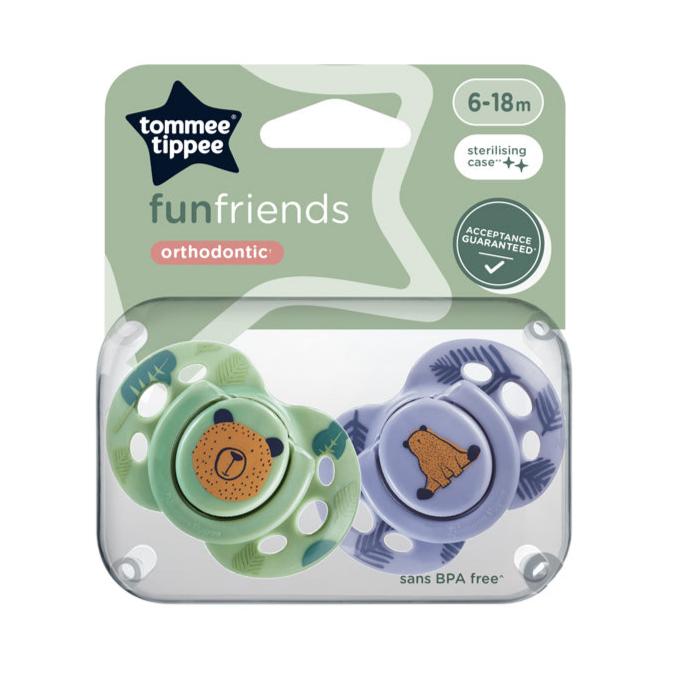 Fun Air snuð, 6–18 mánaða, 2 stk