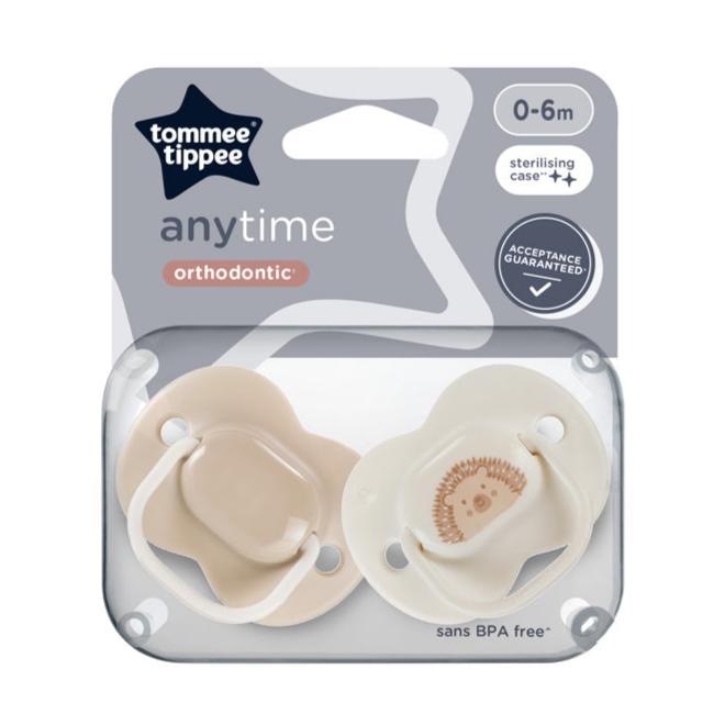 Anytime snuð, 0–6 mánaða, 2 stk