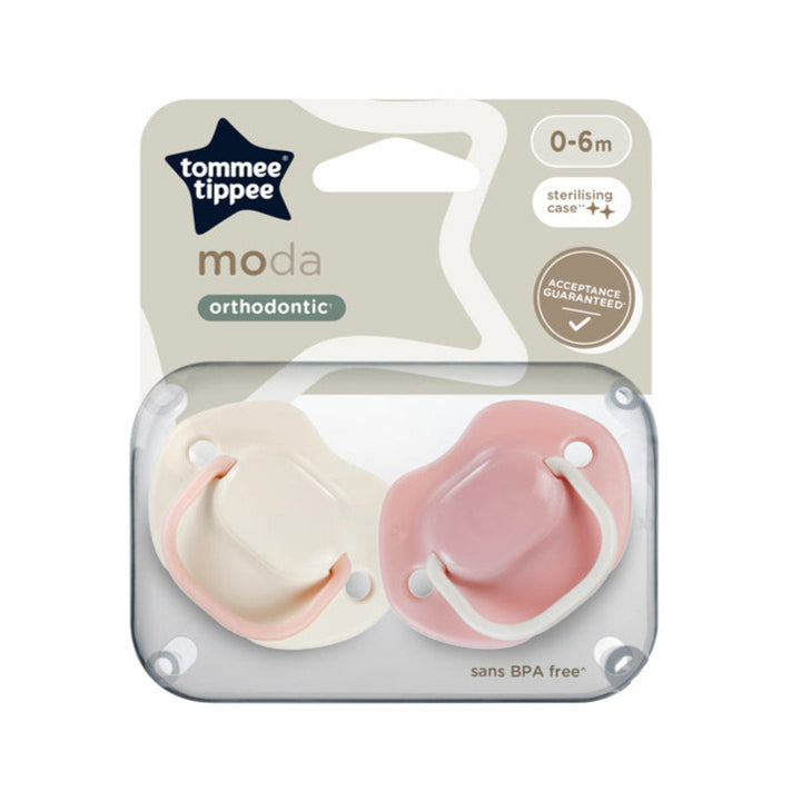 Moda snuð, 0–6 mánaða, 2 stk