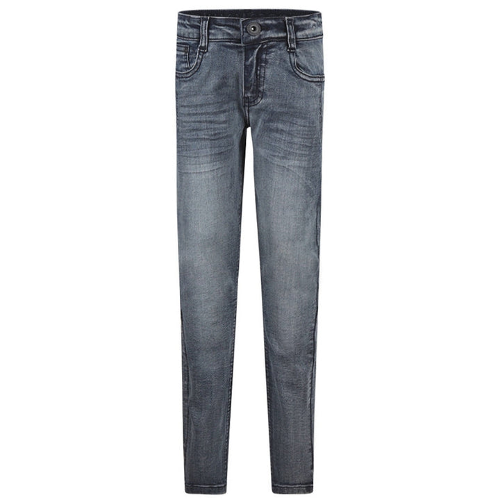 Tapered gallabuxur, Denim Blue