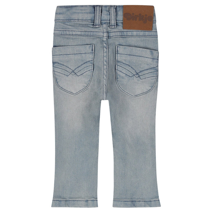 Flared gallabuxur, Denim Blue