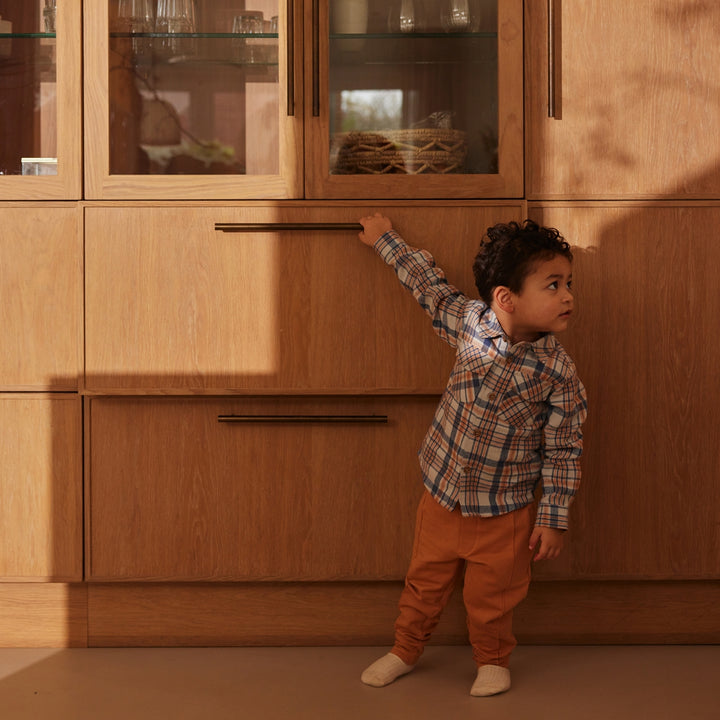 Skyrta, Light Grey Check