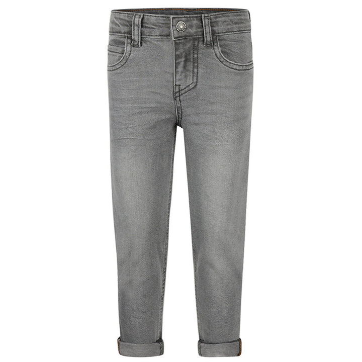 Loose Fit gallabuxur, Denim Grey