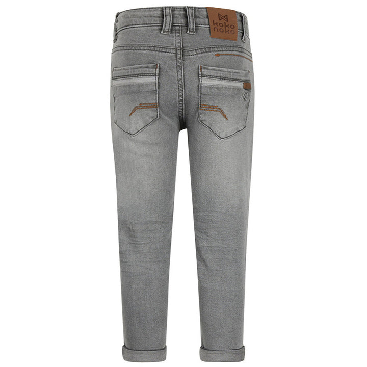 Loose Fit gallabuxur, Denim Grey