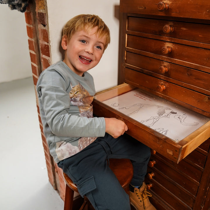 Joggingbuxur, Steel Blue