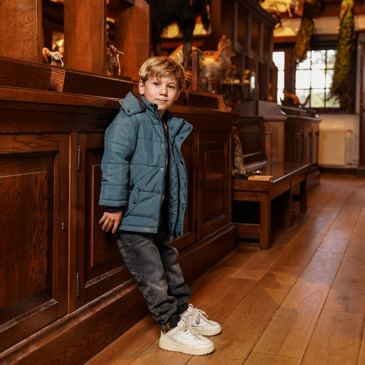 Loose Fit gallabuxur, Denim Black