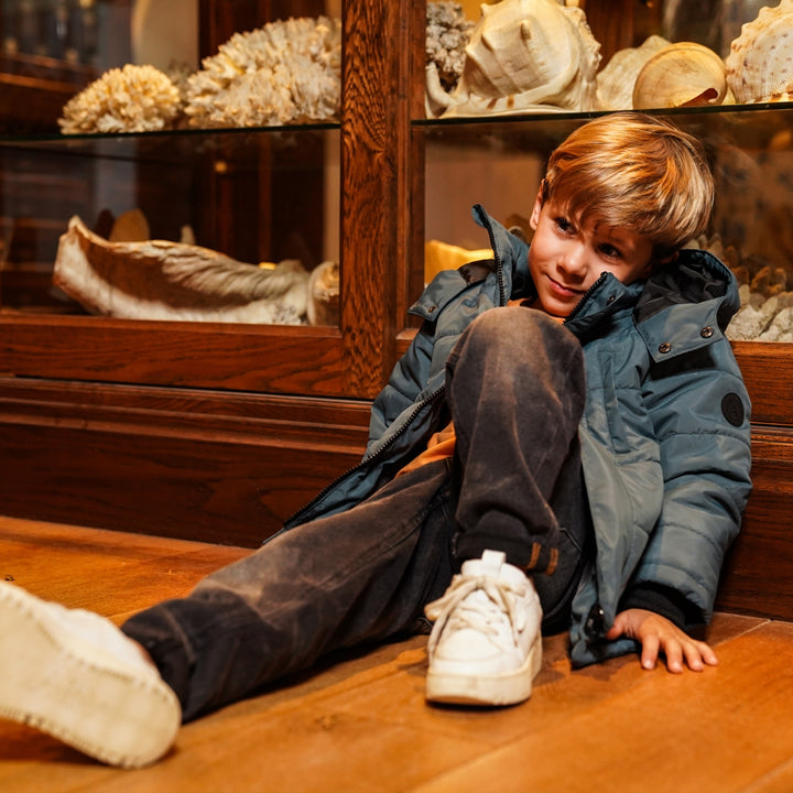 Loose Fit gallabuxur, Denim Black