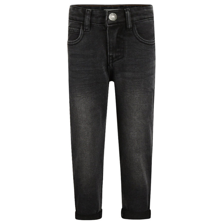 Loose Fit gallabuxur, Denim Black