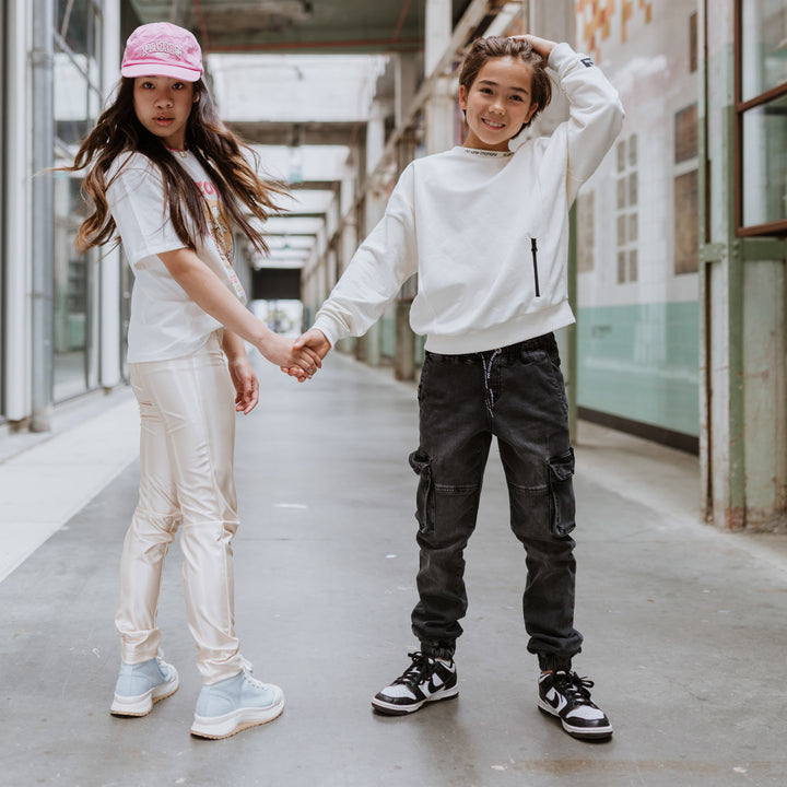 Gallabuxur Jogger, Denim Black