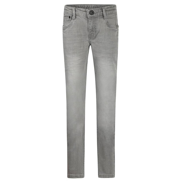 Tapered gallabuxur, Denim Grey