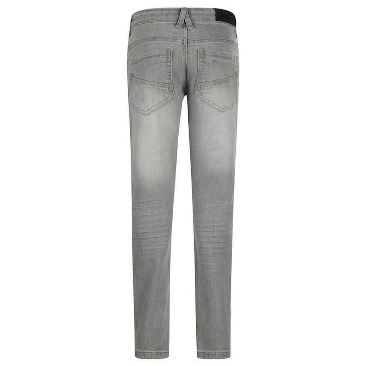 Tapered gallabuxur, Denim Grey