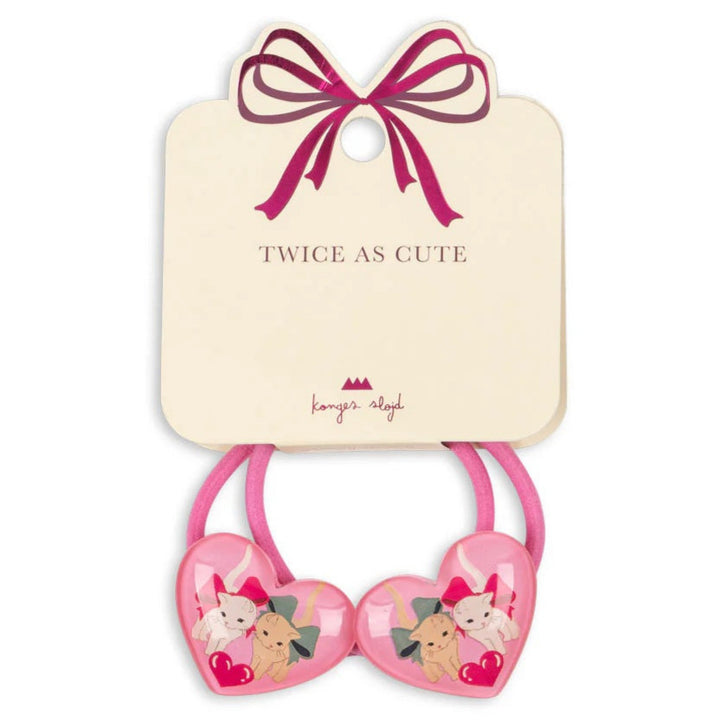 Bow Kitty hárelastikk, 2 stk