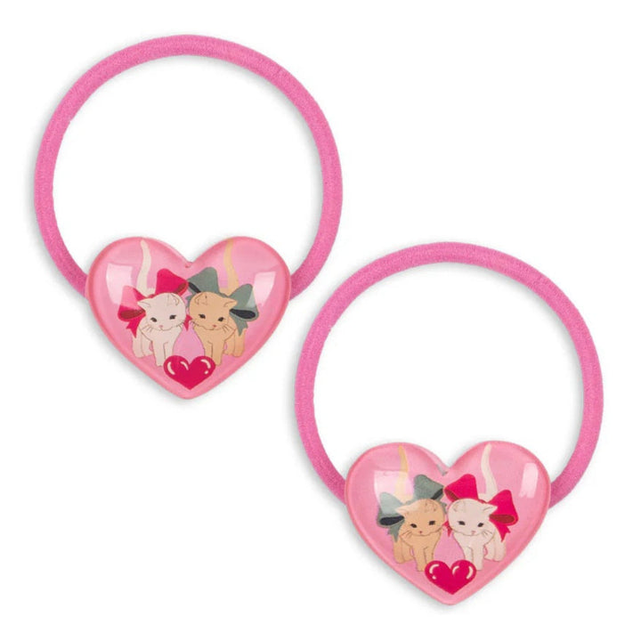 Bow Kitty hárelastikk, 2 stk