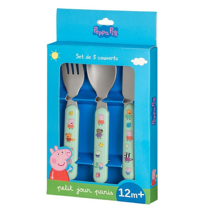 Peppa Pig hnífapör, 3 stykki