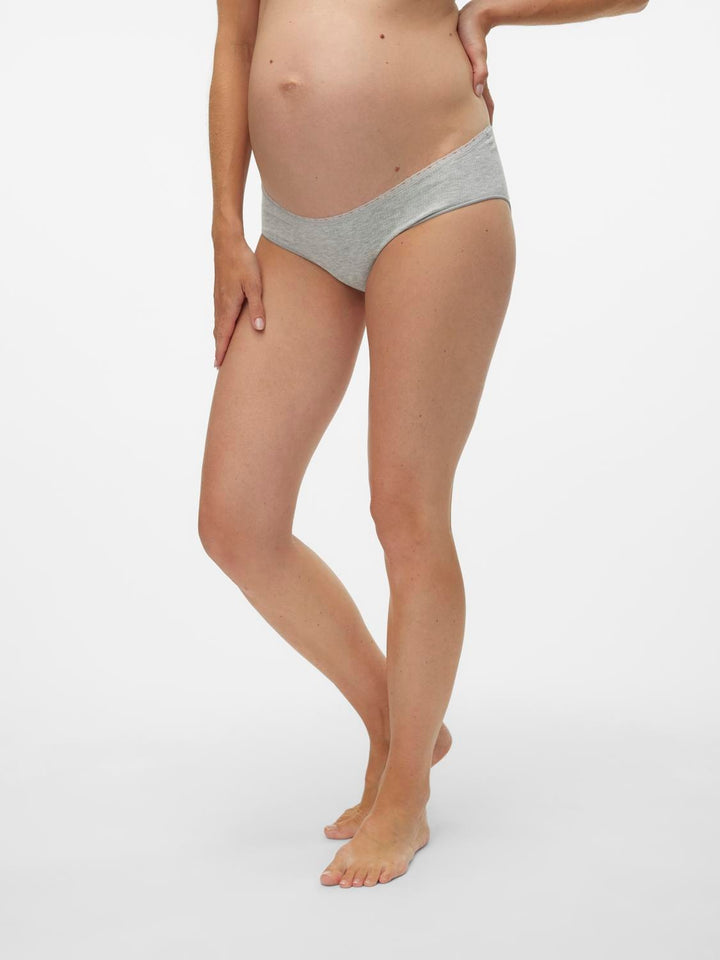 Milu nærbuxur, 2 stk, Grey Melange