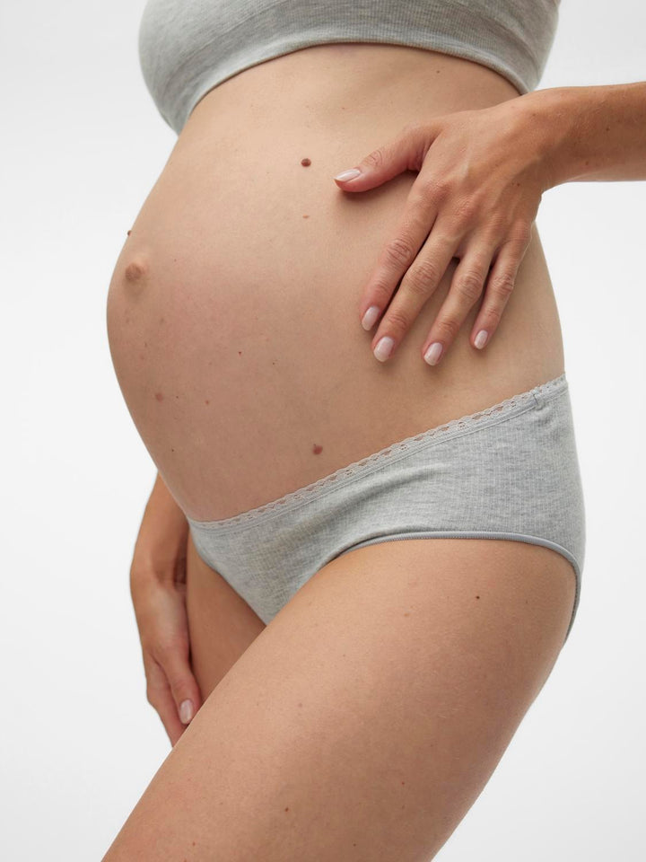 Milu nærbuxur, 2 stk, Grey Melange