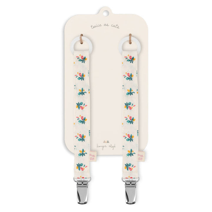 Snuðukeðjur, 2 stk, Fleur Coloré